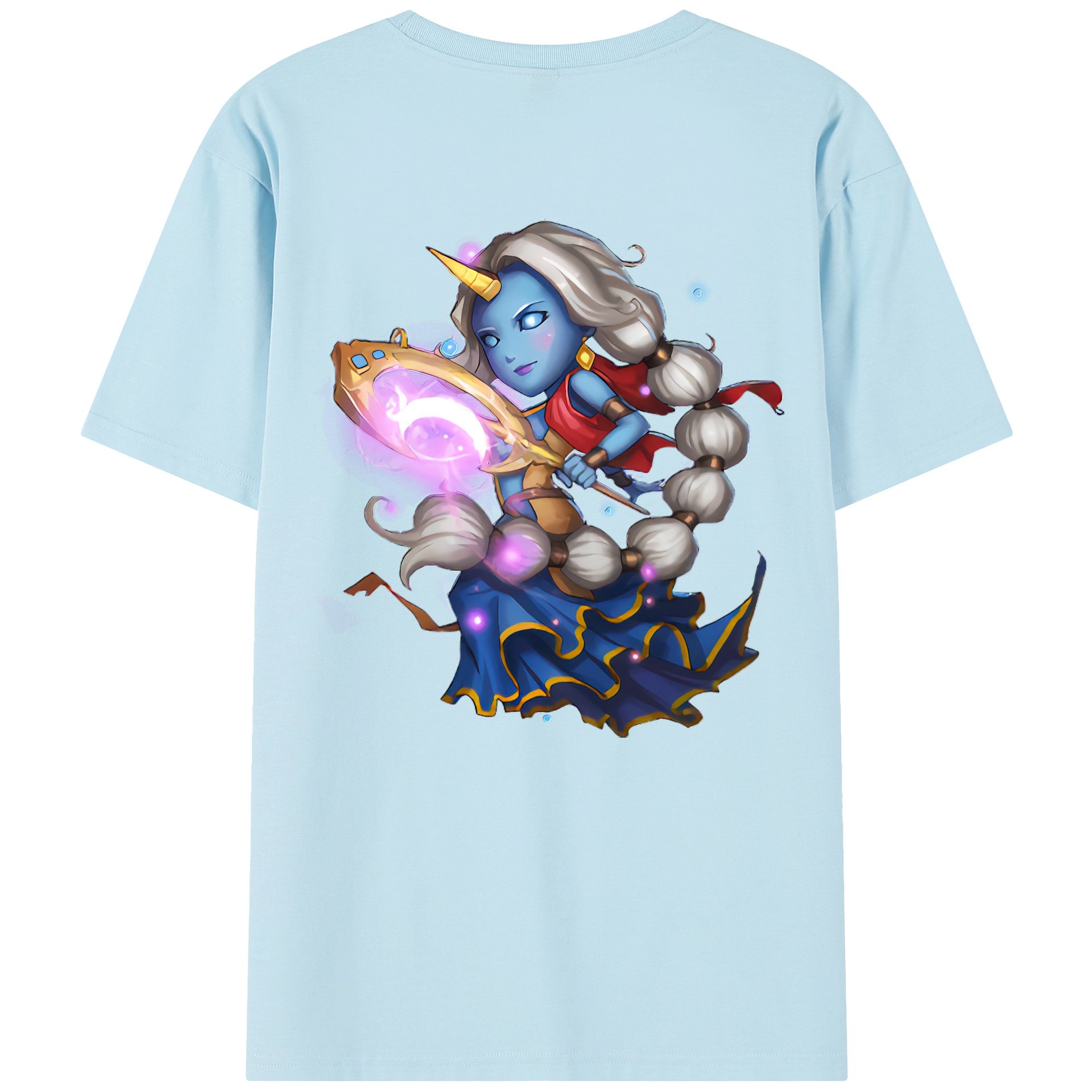 リーグ・オブ・レジェンド League of Legends LOL 綿100％半袖Tシャツ（背面プリント）